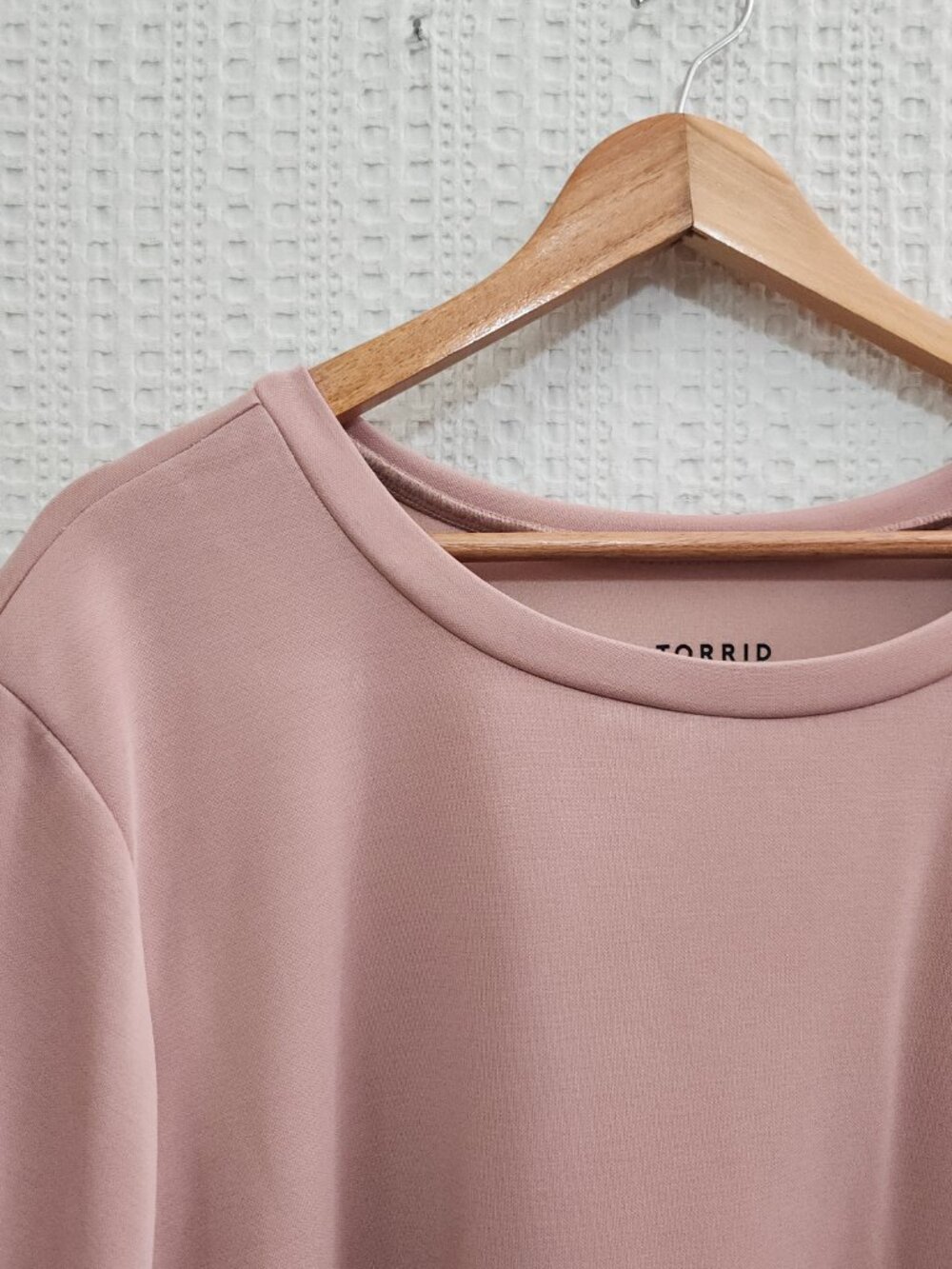 Torrid Active Dusty Pink Pullover Crewneck Sweatshirt Women's Plus Size 3X - Picture 6 of 12